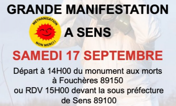 Pétition : ARRET DU PROJET GATIBIOGAZ à FOUCHERES 89150