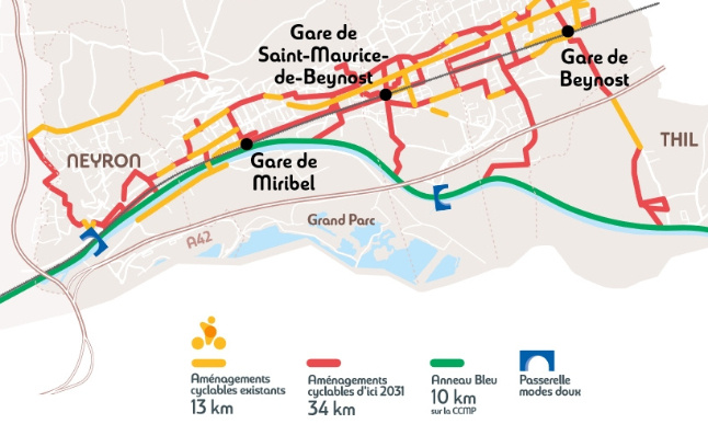 CCMP : Oui au projet de passerelle Modes Doux à Saint-Maurice-de-Beynost (01)