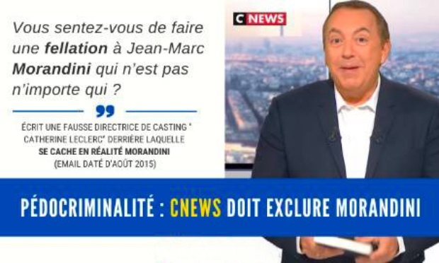 Pédocriminalité : CNEWS doit exclure Morandini !