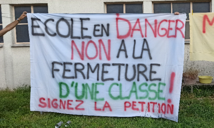 Non à la fermeture d'une classe d'une Ecole Publique à Revel !