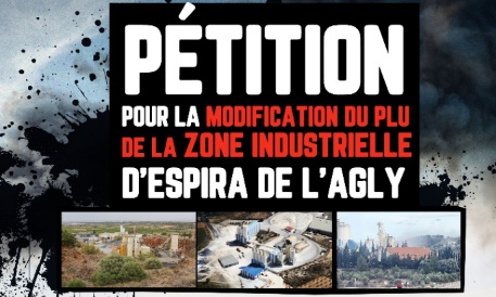 Pour la modification du PLU de la Z.I. d’Espira de l’Agly pour notre environnement et notre santé