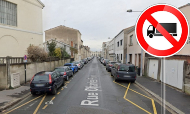 Interdisons le passage des poids lourds dans la rue Charles Puyo à Bordeaux