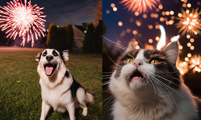 Protégeons nos animaux : Stop aux feux d'artifice le 14 juillet !