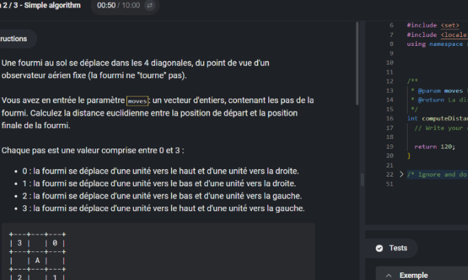 Refusons les Codingame, on ne veut plus coder votre algo de trajectoire de fourmis en 3mn.