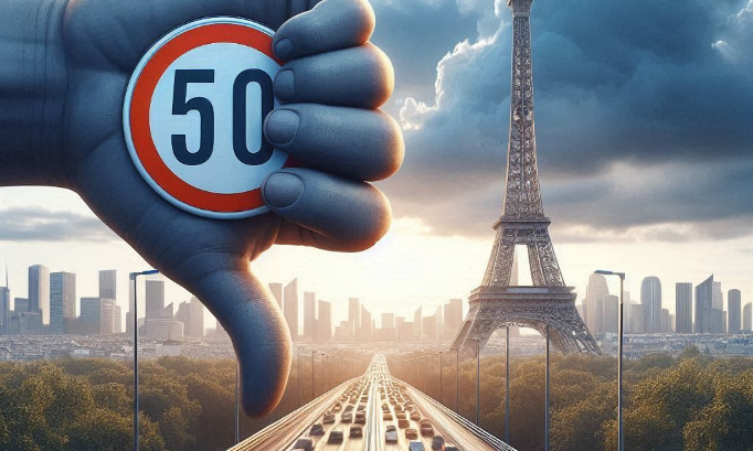 Pour la nationalisation du périphérique, non à la limitation à la 50 km/h !