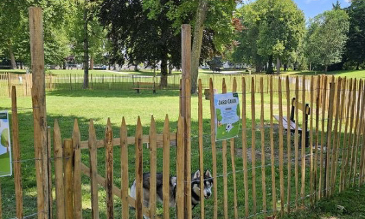 Création d’un parc canin à Croix (59)