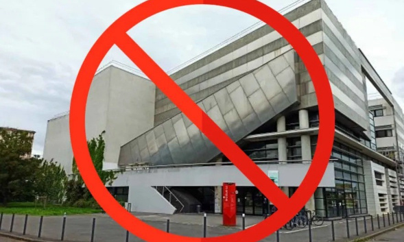 Fermeture et rasage du bâtiment Ricoeur à Paris Nanterre