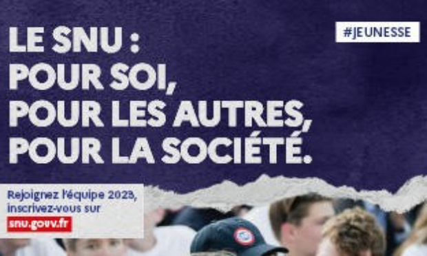 Non à la suppression du service national universel (SNU)