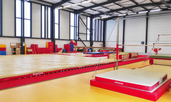 Création d'une salle de Gymnastique Artistique à La Chapelle Saint Luc