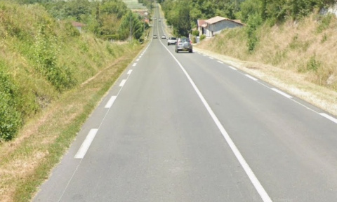 Radar de tronçon sur la route de Royan