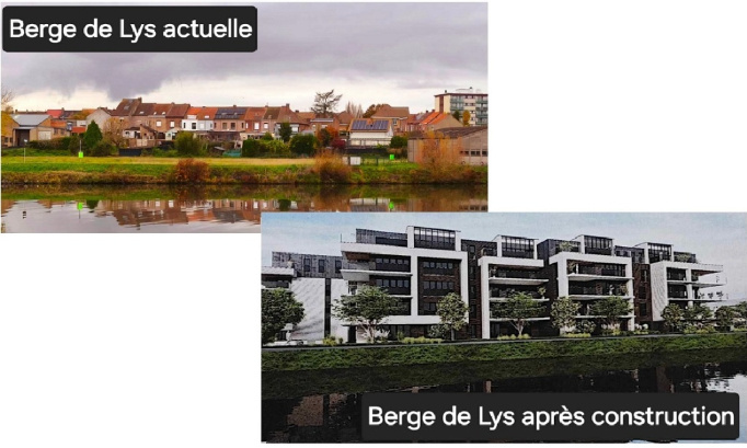 Contre la construction de 3 immeubles en bord de Lys