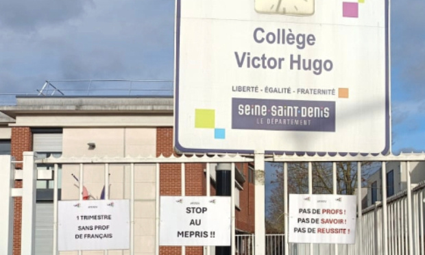 Un Professeur de français pour nos enfants de 6ème et 5ème ai collège Victor Hugo d'Aulnay-sous-Bois