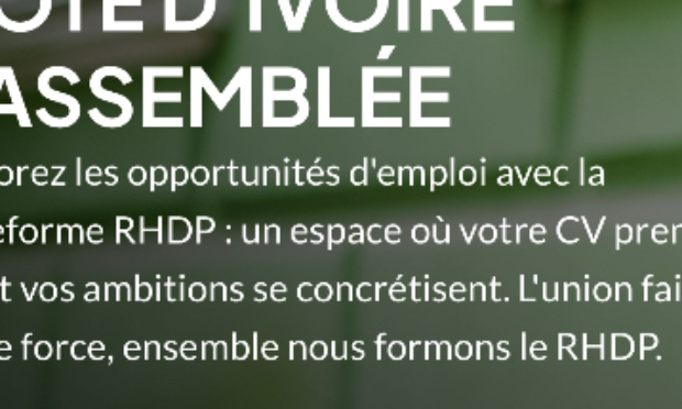 E- emploi RHDP. CI