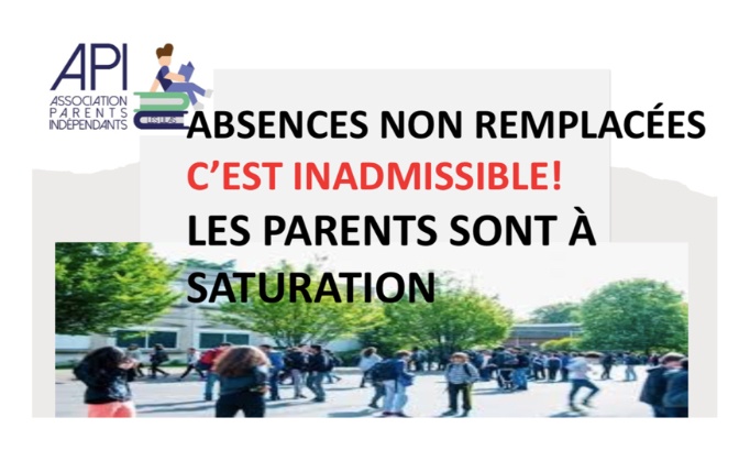 DES REMPLAÇANTS ET DES ÉQUIPES AU COMPLET!!!! ACCENT SUR LE RAS-LE-BOL DES PARENTS