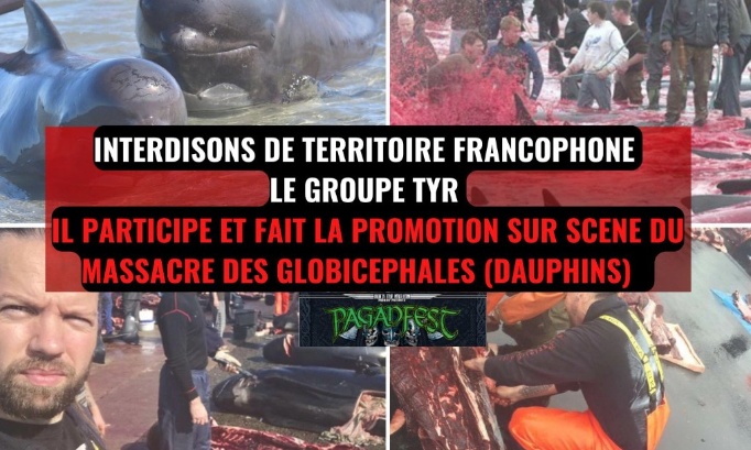 Dauphins massacrés/Insulte Paul Watson: bannissons le groupe TYR en territoire francophone