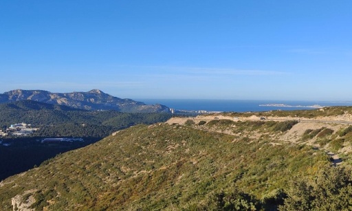 Installation d'un radar tronçon entre "Luminy Marseille et Cassis "route de la Gineste.