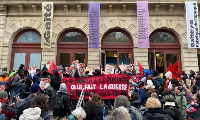 NON AU SQUAT D’IMMIGRÉS CLANDESTINS EN PLEIN CŒUR DE PARIS (GAÎTÉ LYRIQUE)