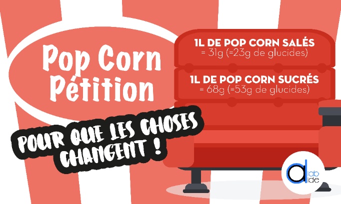 Les pot de Pop Corn en g (gramme) plutôt qu'en cL (centilitre) !